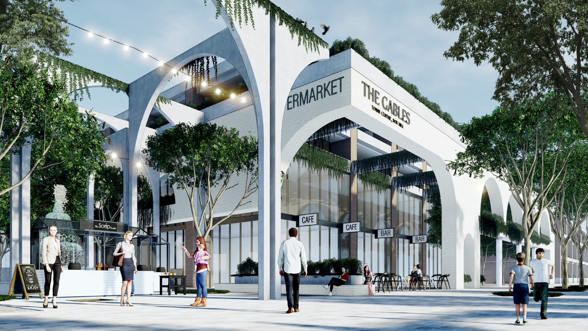 The Gables - columns pic